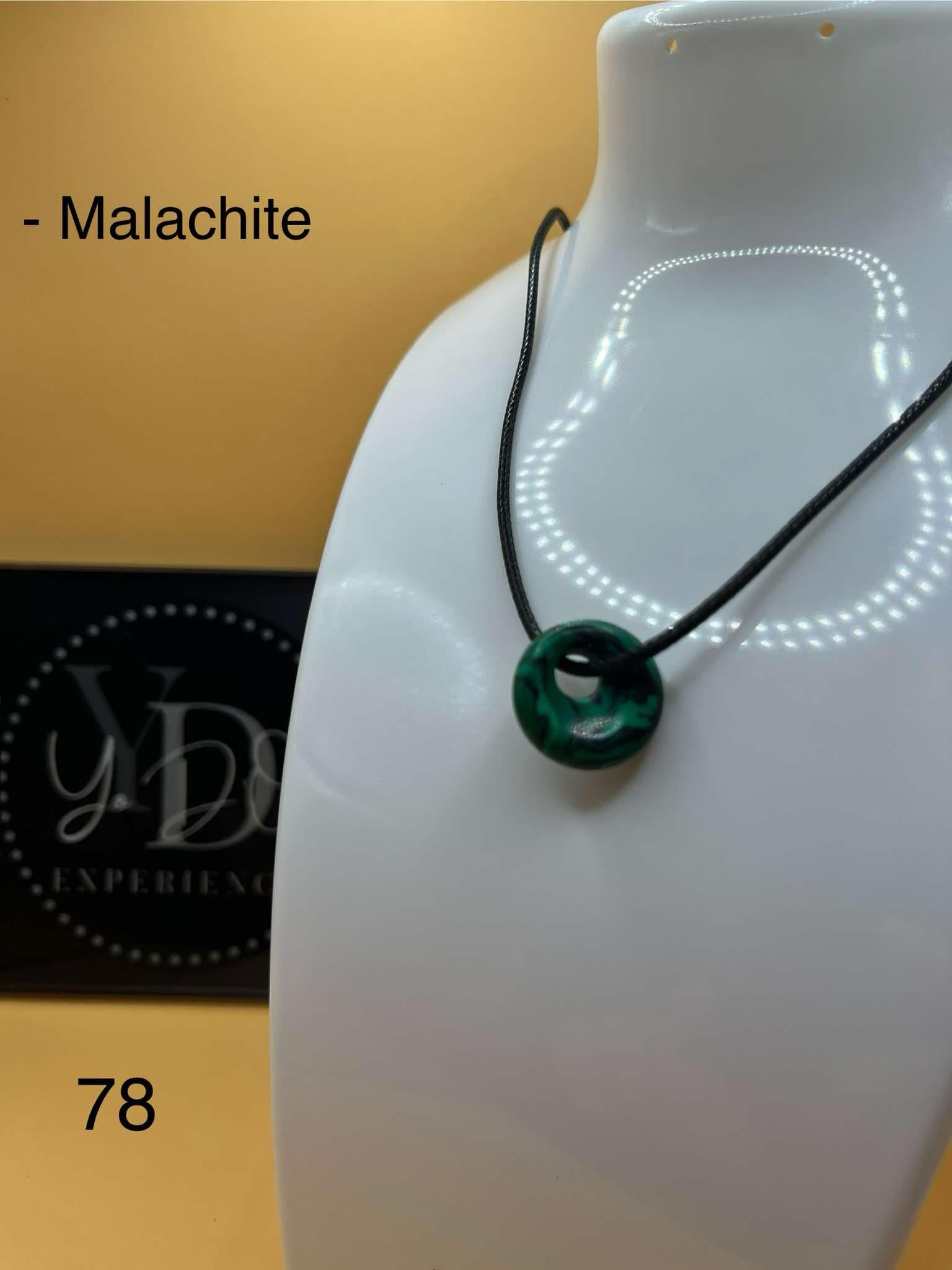 Malachite Pendant Necklace