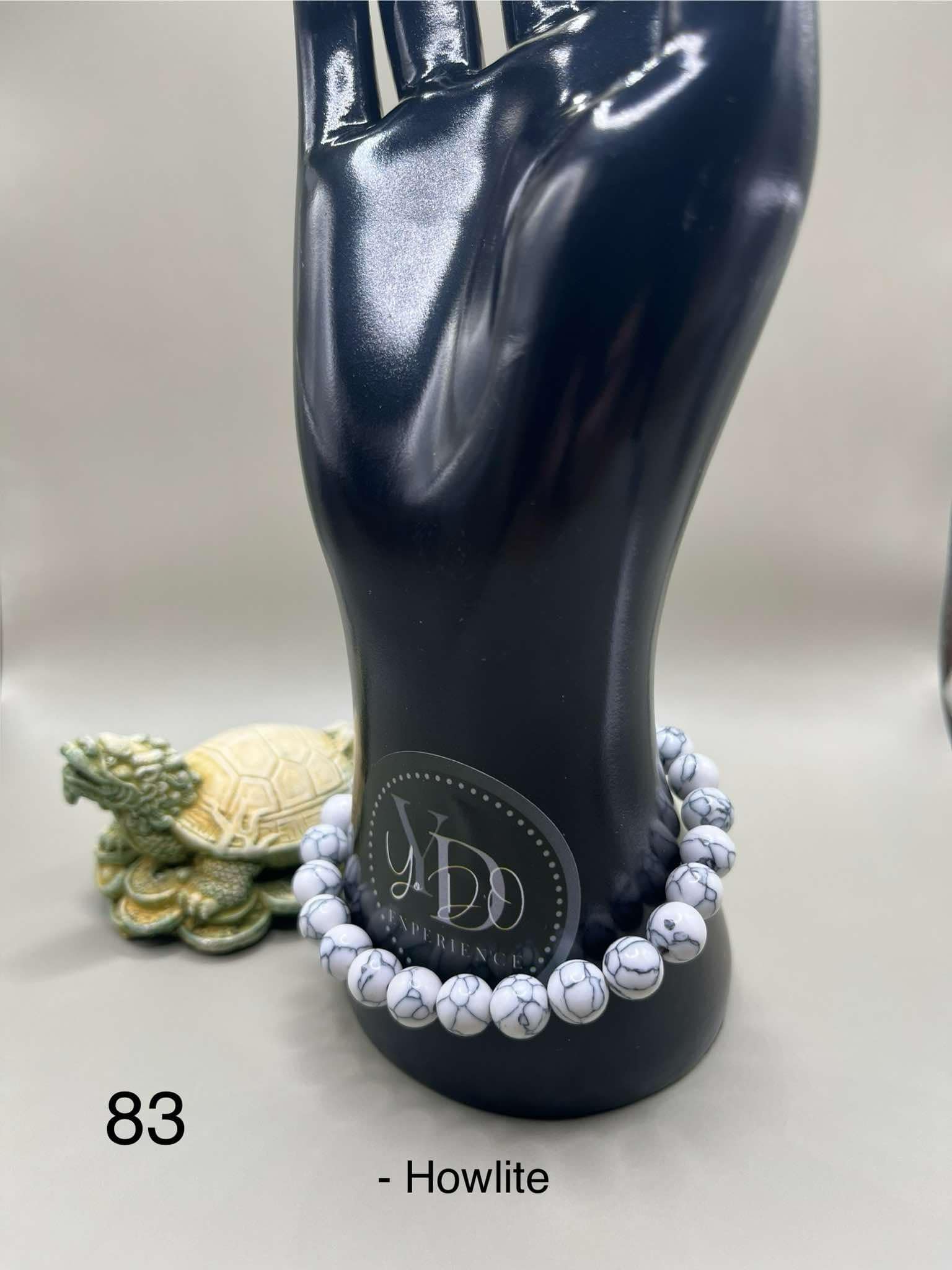 Howlite Bead Bracelet