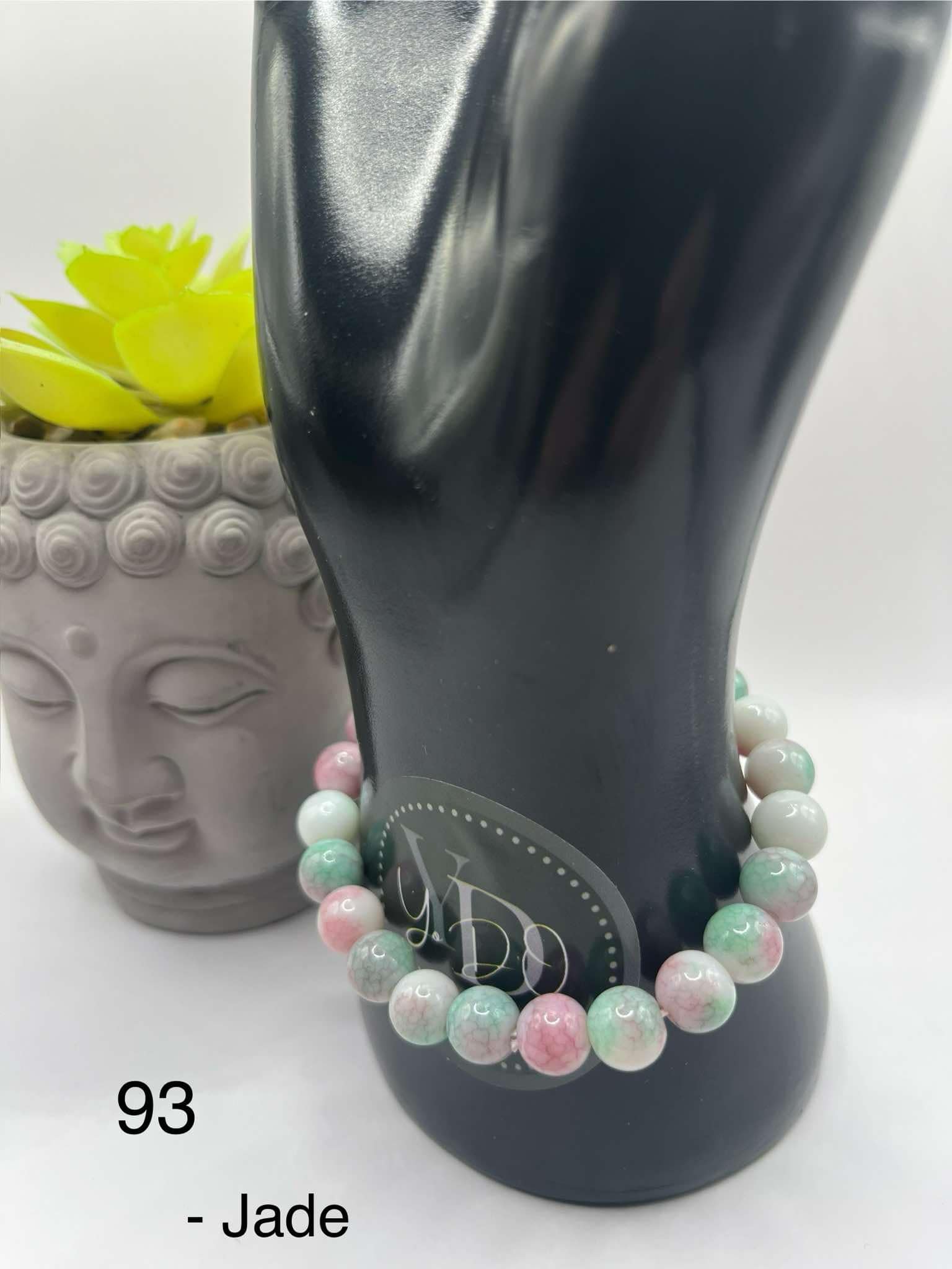 Multicolored Jade Bracelet