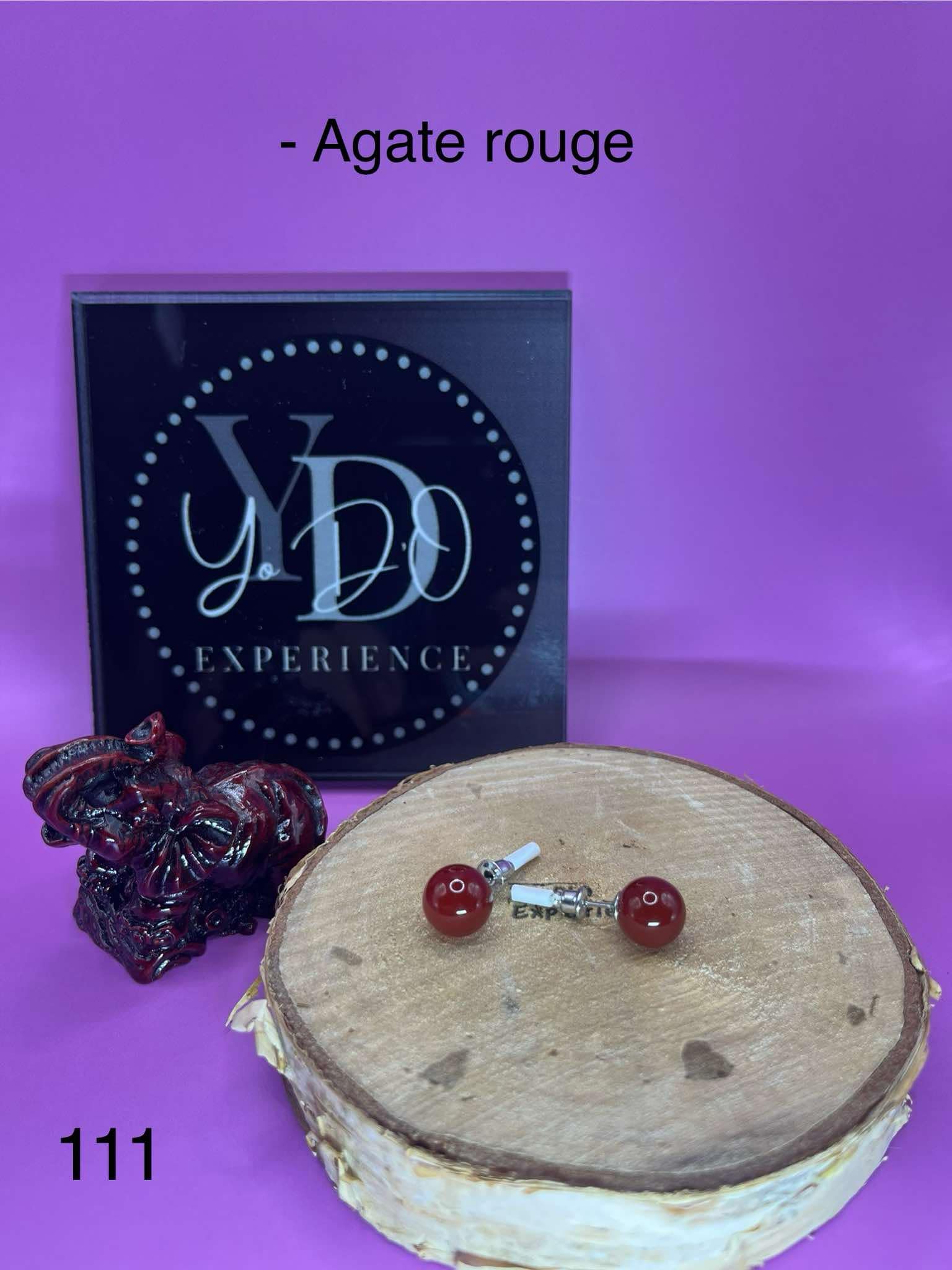 Red Agate Cufflinks