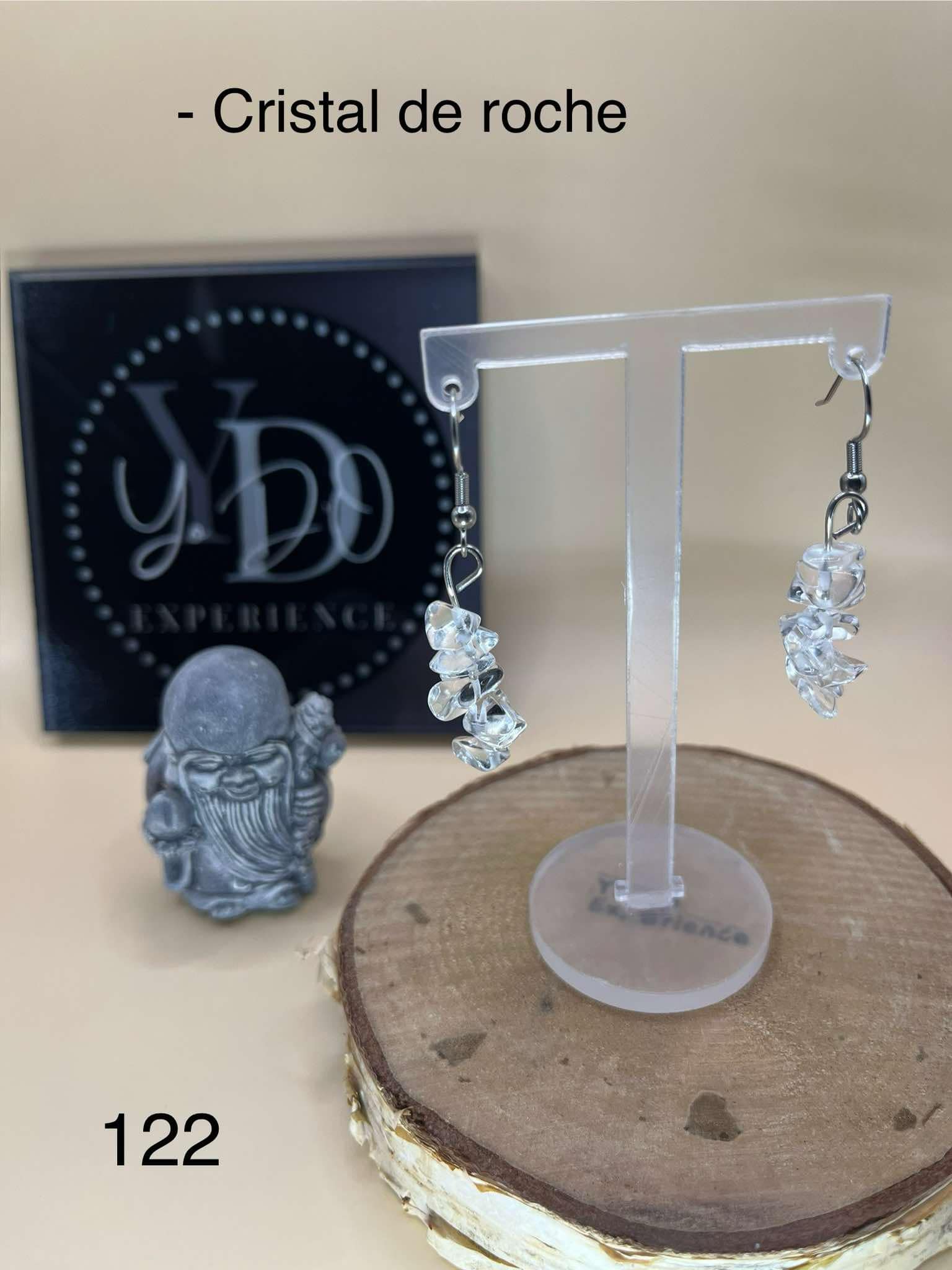 Crystal Rock Earrings