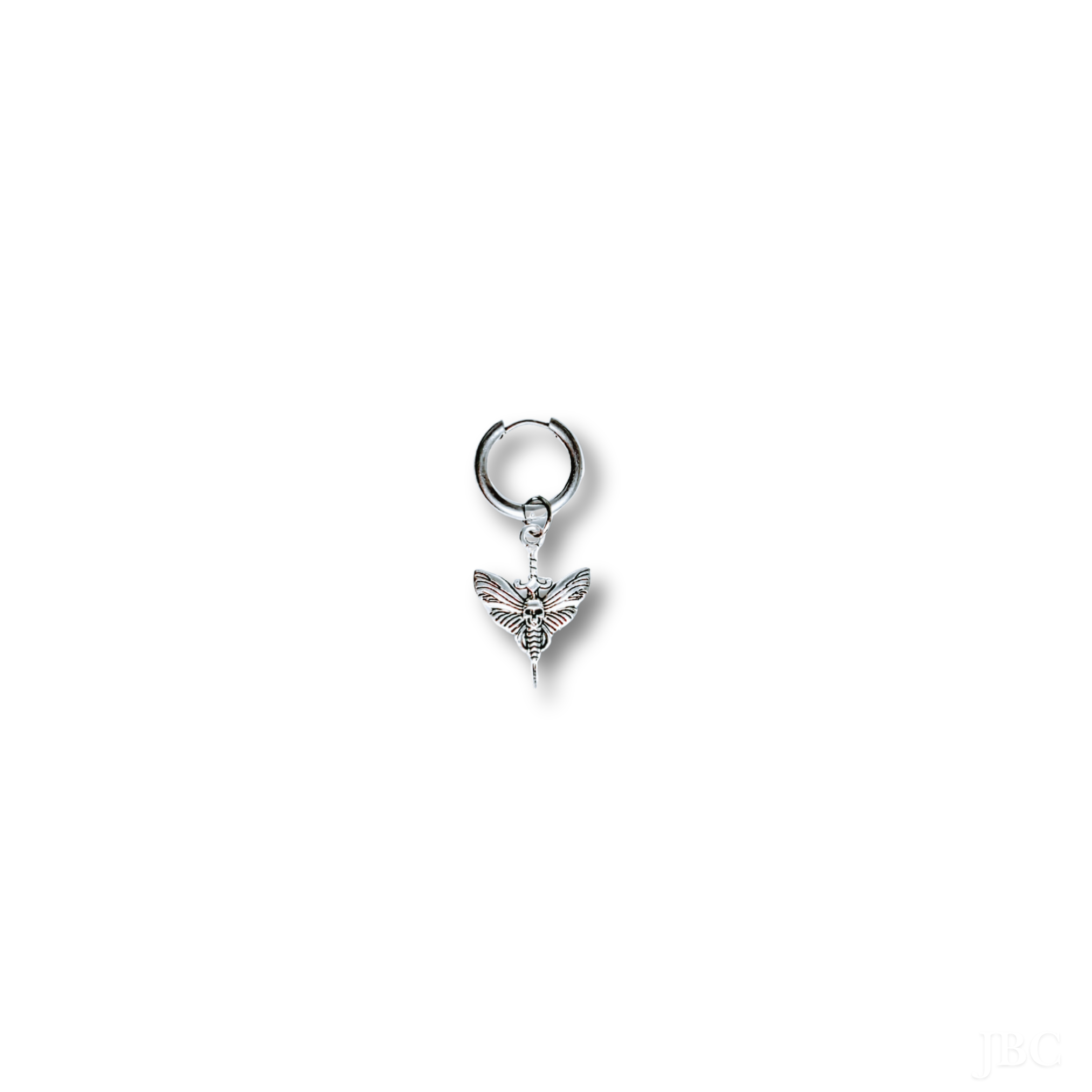 Dragonfly Hoop Earring