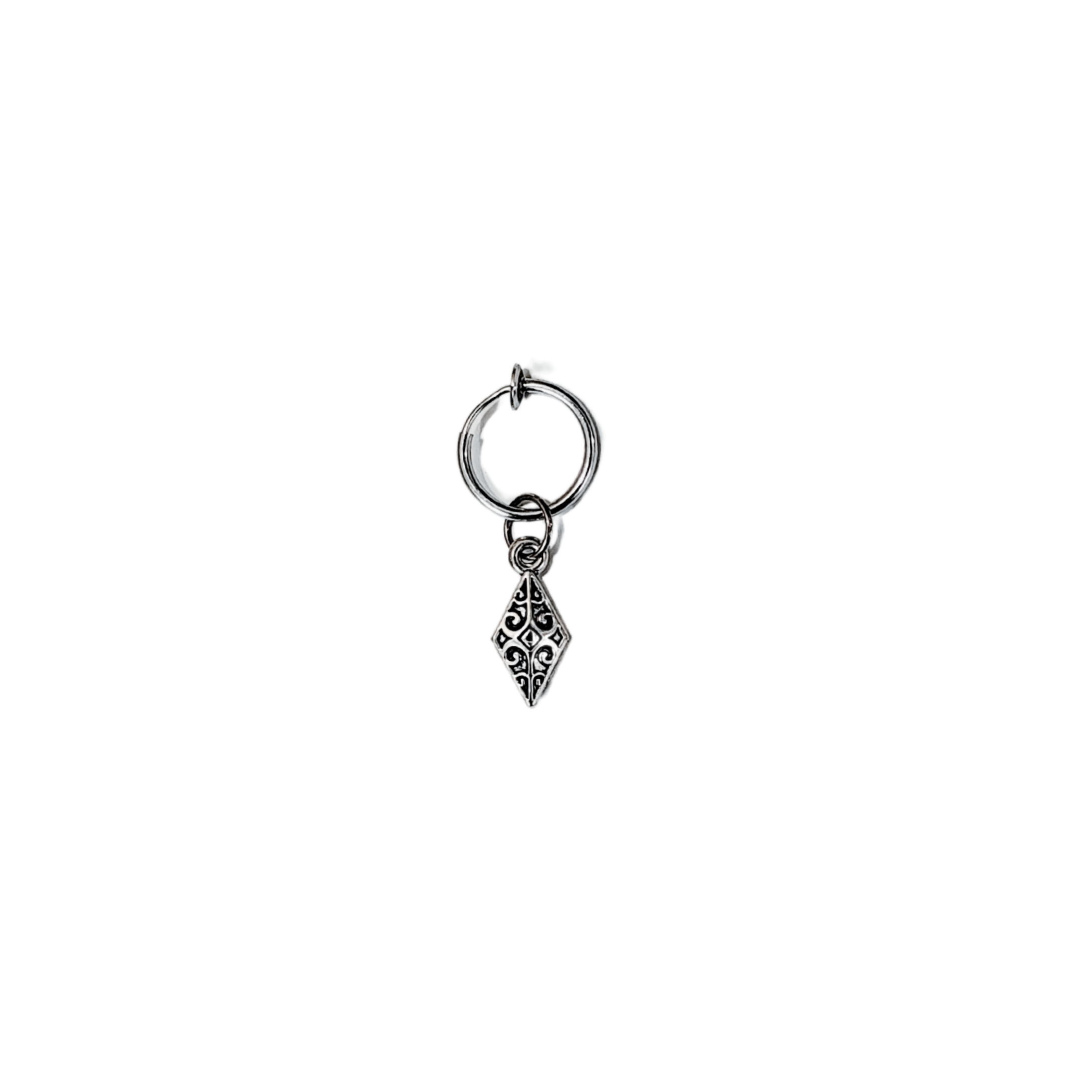 Drop Hoop Earring