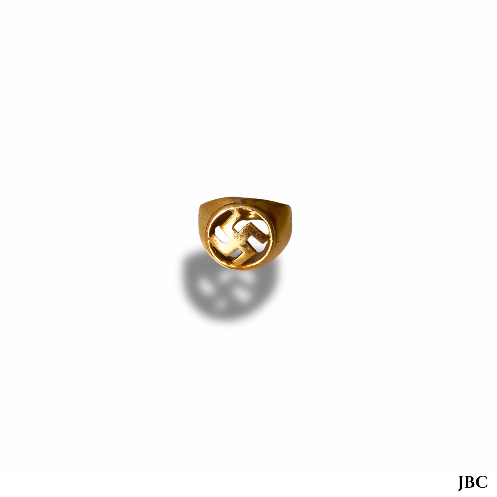 Gold Swastika Ring