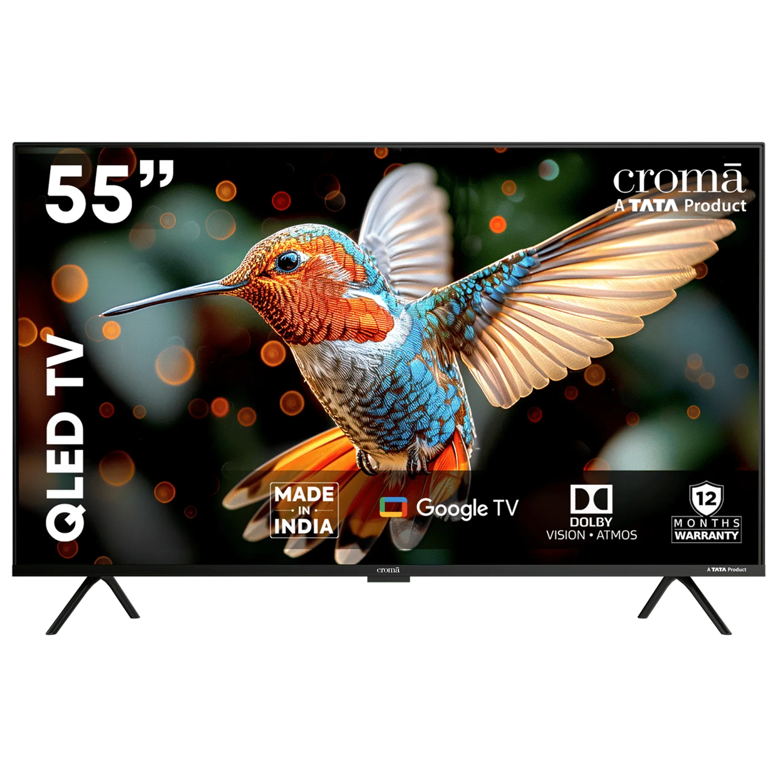 TATA Croma 55" 4K UHD Google QLED TV