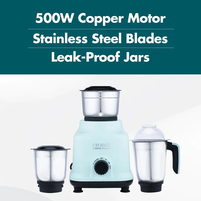 TATA Croma 500W Mixer Grinder