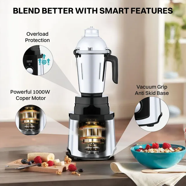 TATA Croma 1000W Mixer Grinder