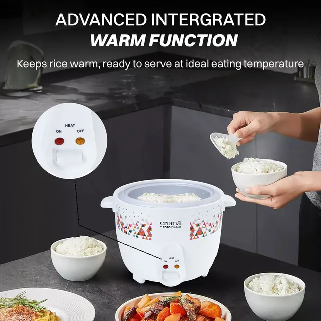TATA Croma 1.8 Litre Electric Rice Cooker