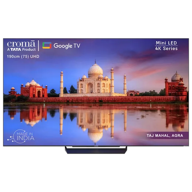 TATA Croma 75" 4K UHD Google QLED TV