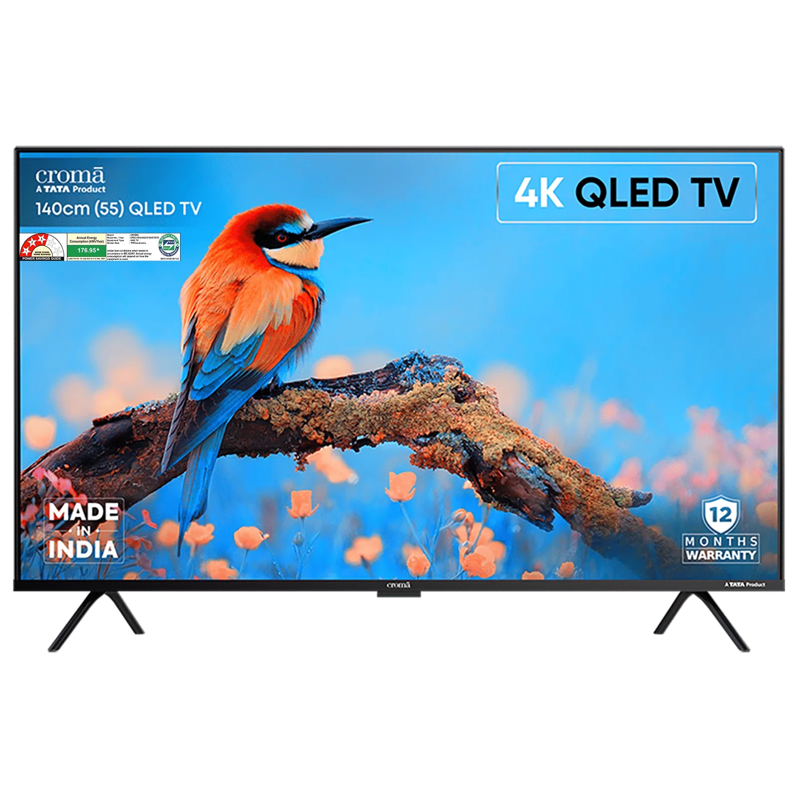 TATA Croma 55" 4K UHD Google QLED TV