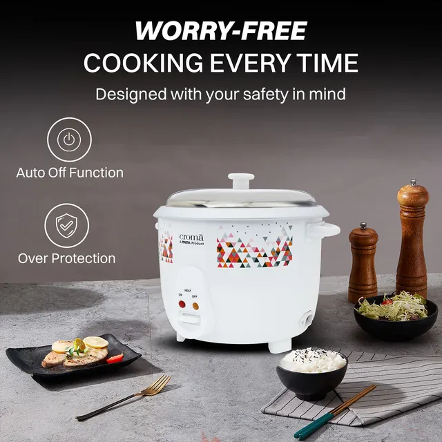 TATA Croma 1.8 Litre Electric Rice Cooker