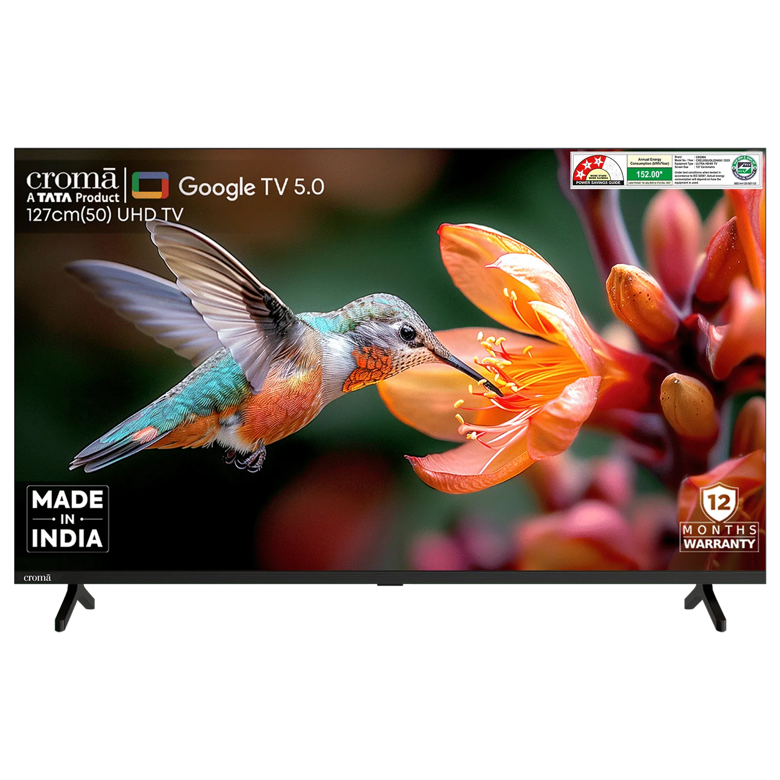 TATA Croma 50" 4K UHD Google LED TV