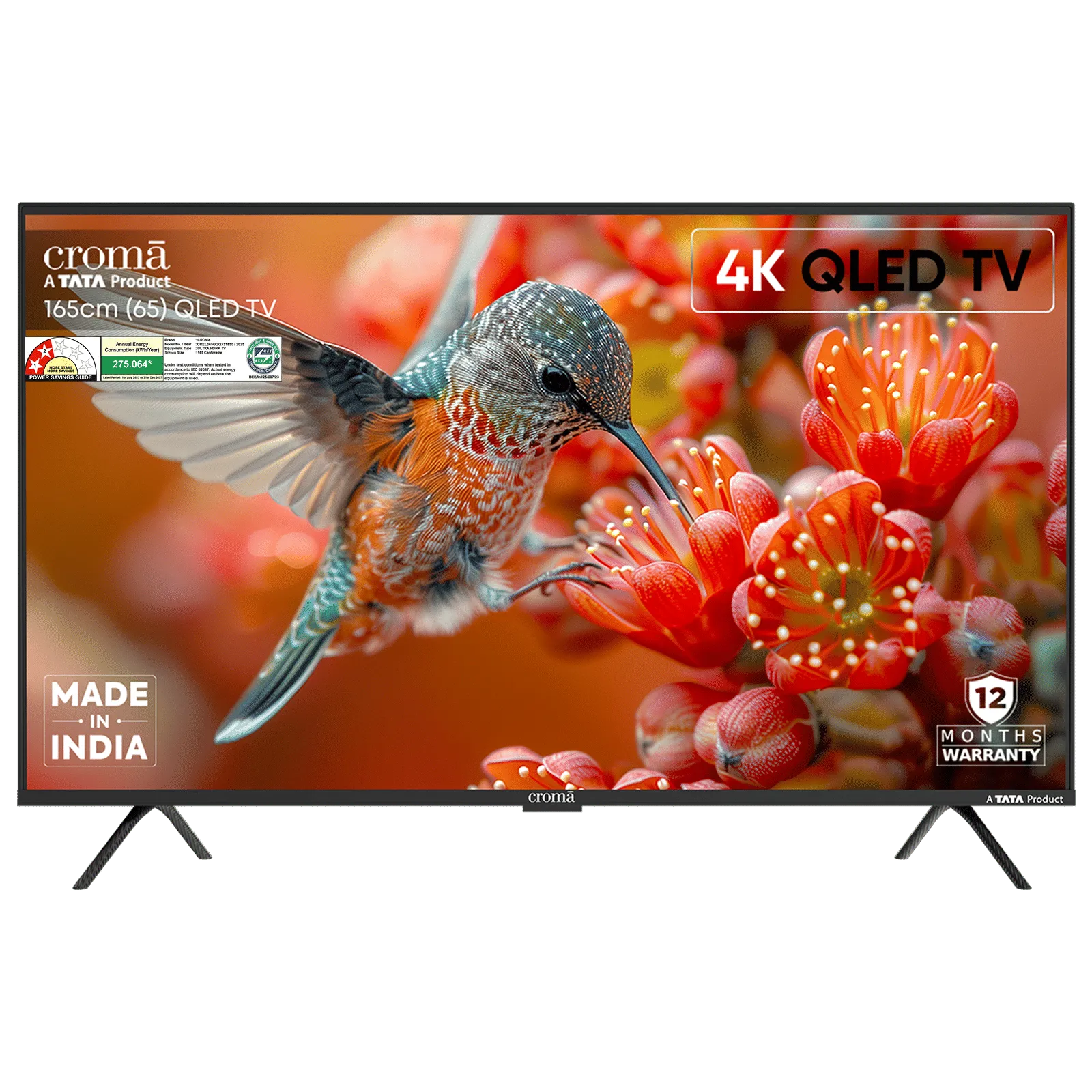 TATA Croma 65" 4K UHD Google QLED TV