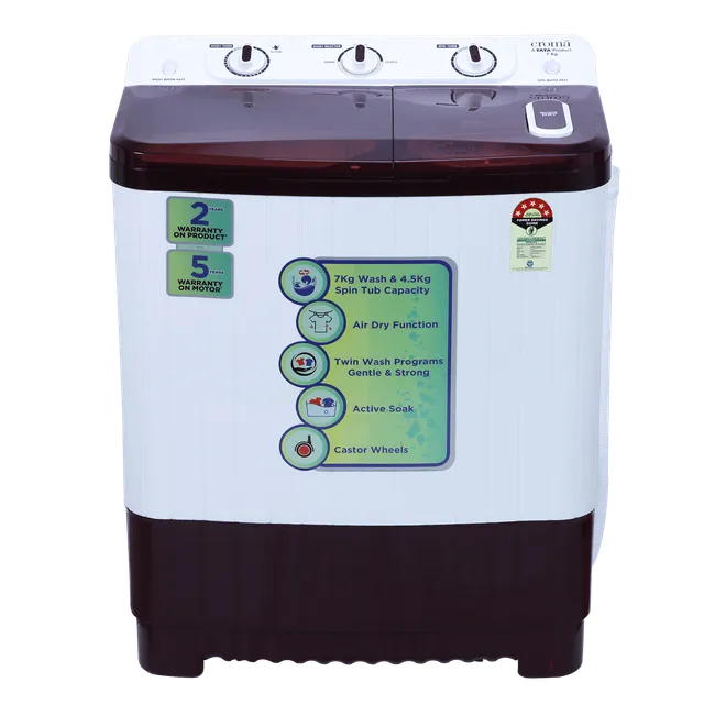 TATA Croma 7 KG Semi Automatic Washing Machine
