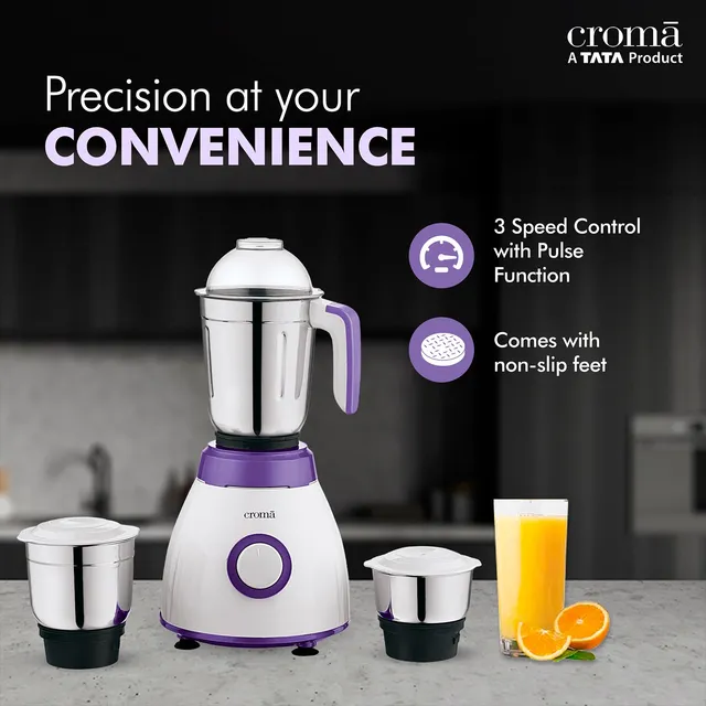 TATA Croma 500W Mixer Grinder
