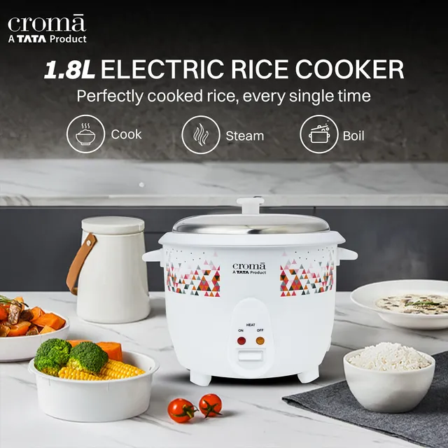 TATA Croma 1.8 Litre Electric Rice Cooker