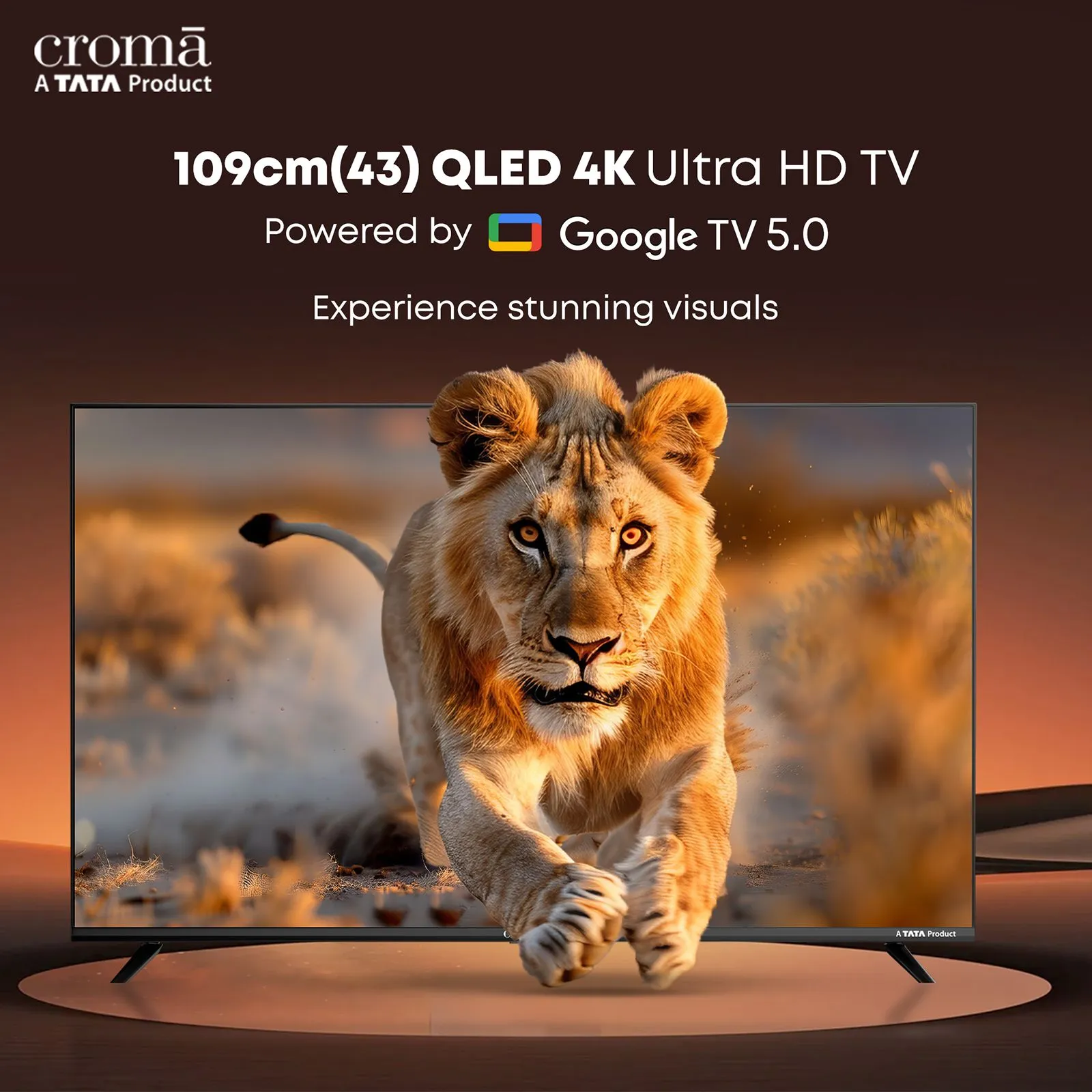 TATA Croma 43" 4K QLED Google TV
