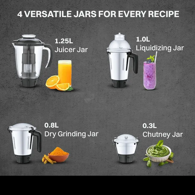 TATA Croma 1000W Mixer Grinder