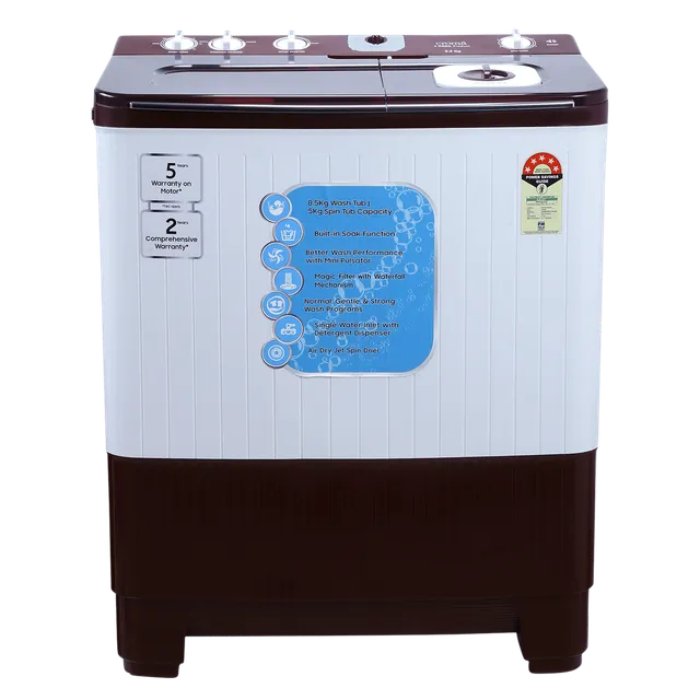 TATA Croma 8.5 KG Semi Automatic Washing Machine