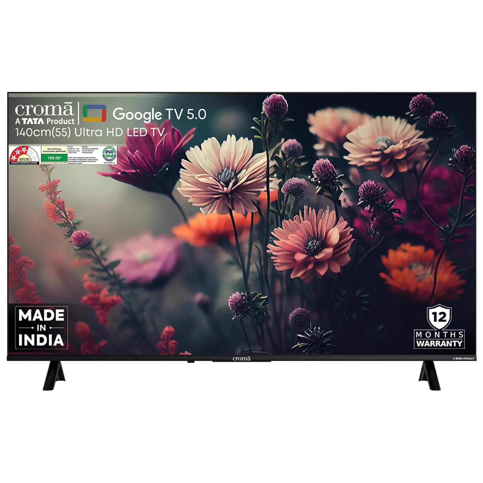 TATA Croma 55" 4K UHD Google LED TV