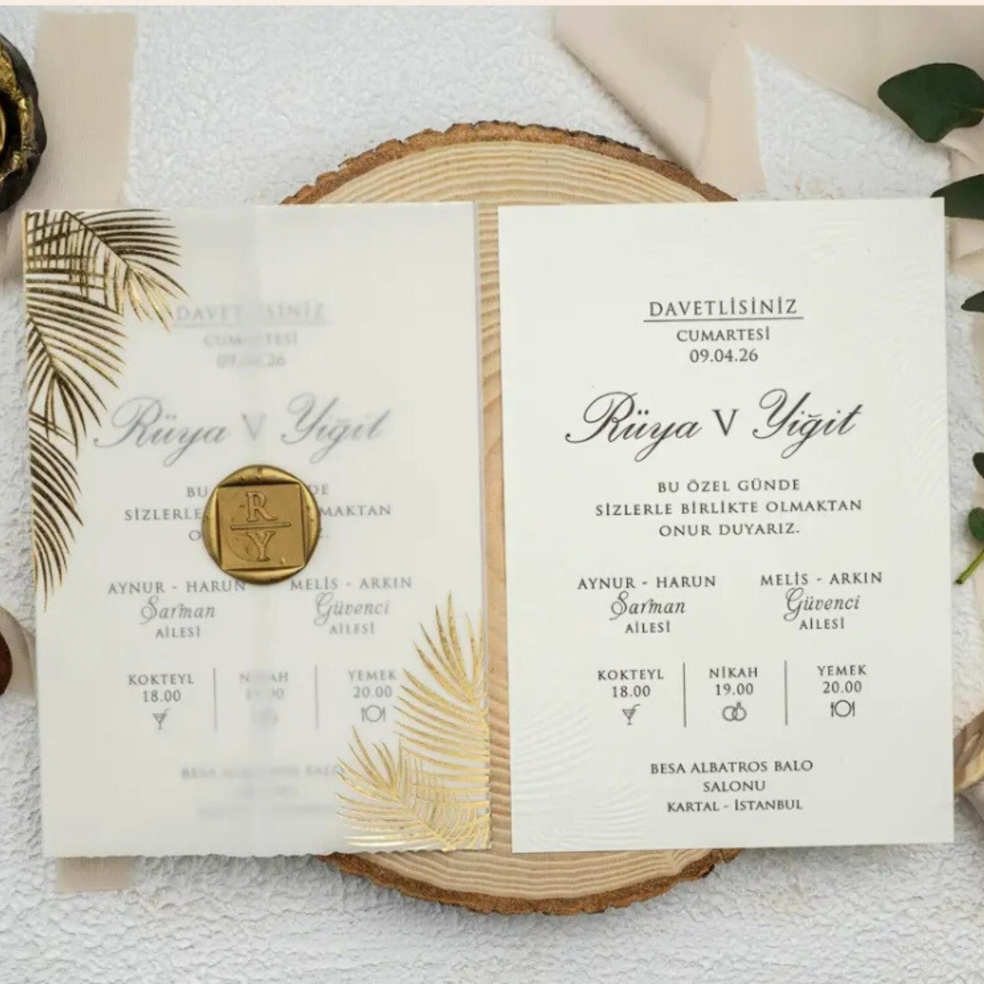 Faire Part Enveloppe Transparente