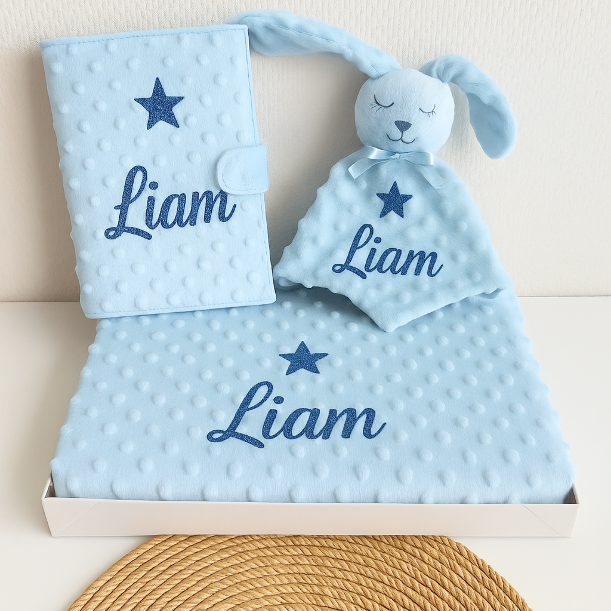 Coffret "Premier instant" en flocage