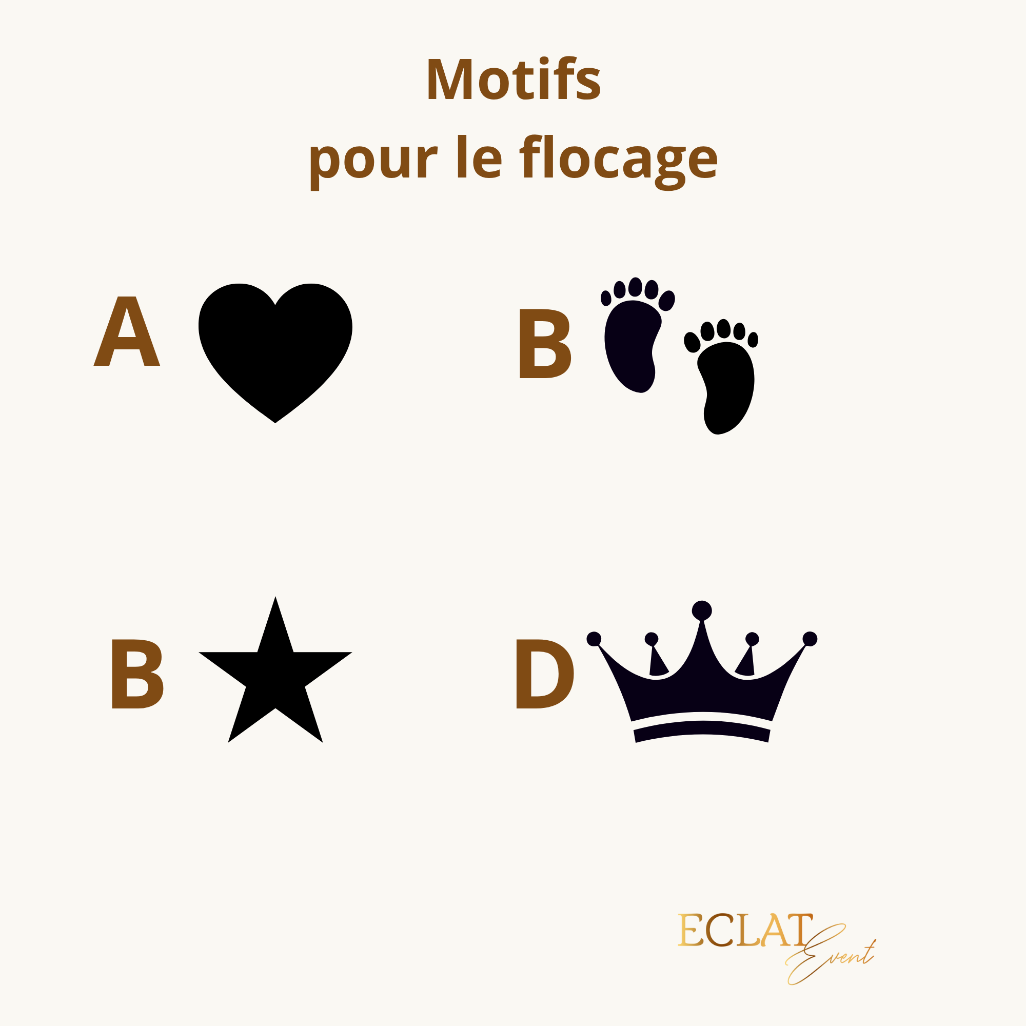 Coffret "Premier instant" en flocage