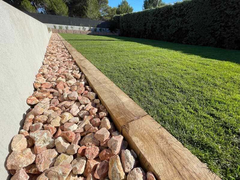 Traverse paysagère en chêne 100x200 3m