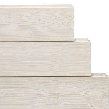 Lambris sapin brossé blanc (peinture) Choix2 16x180 2,05m