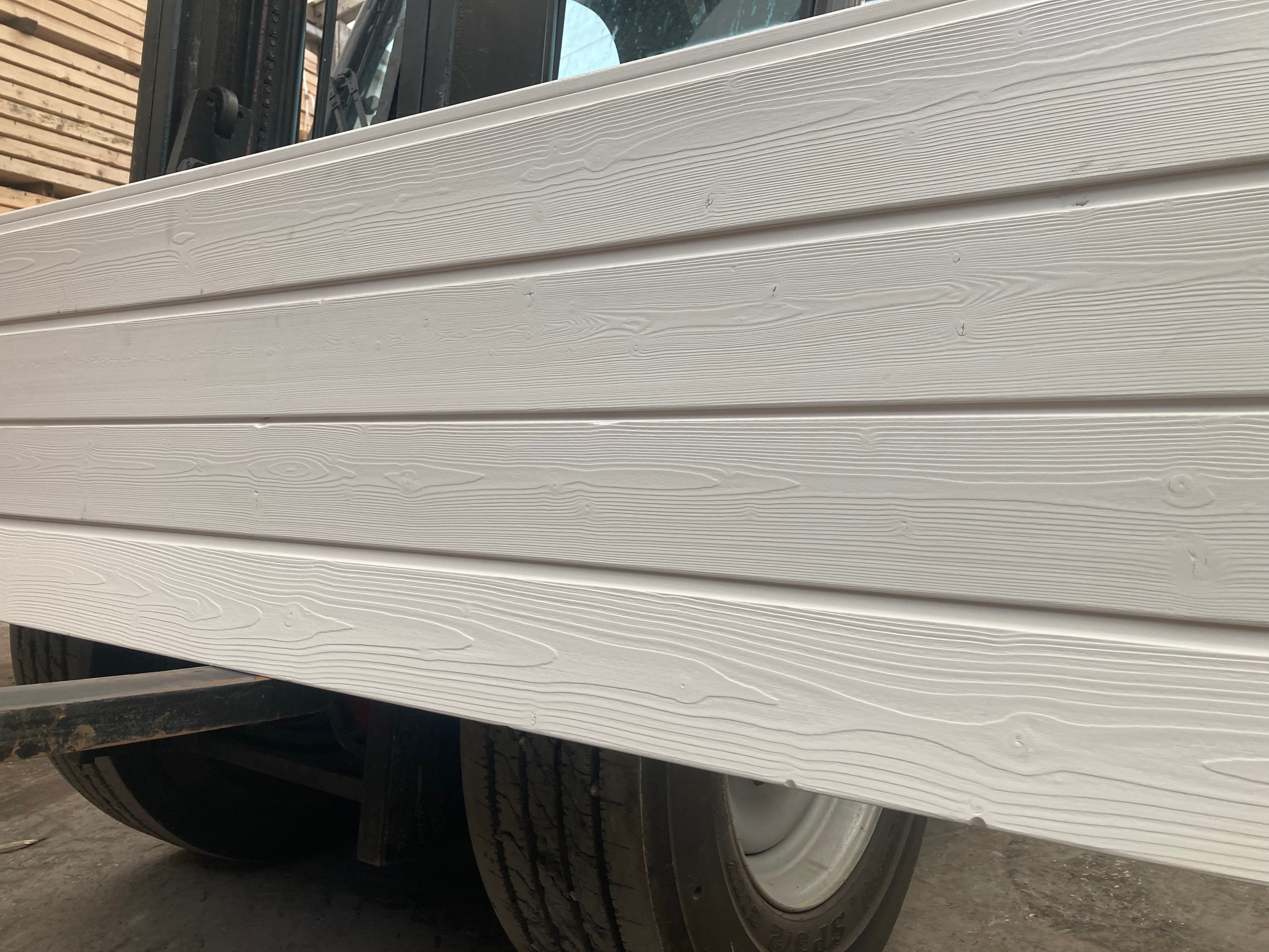 Bardage sapin du nord peint blanc Choix2 20x125 4,15m
