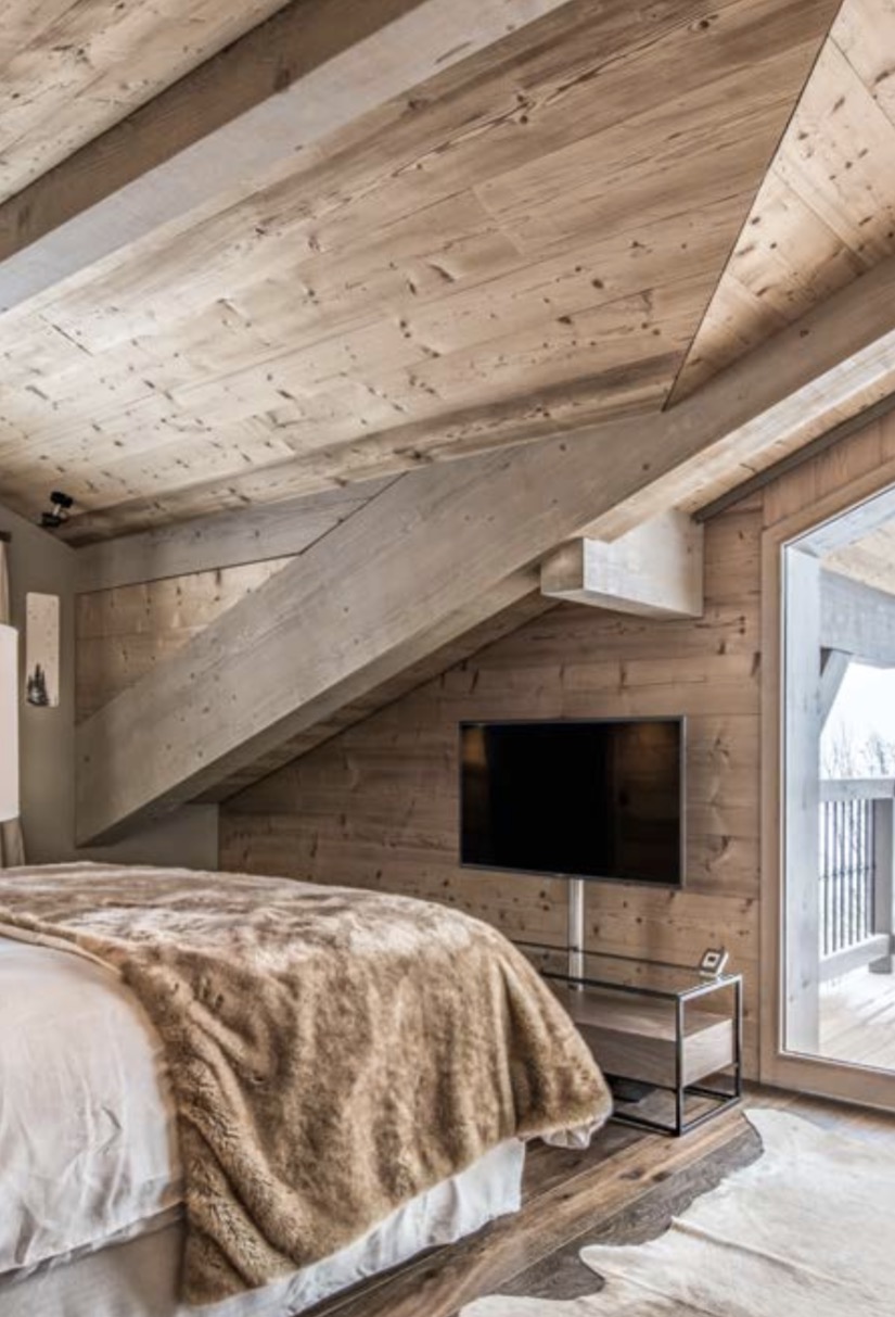 Lambris épicéa thermochauffé brossé rustique