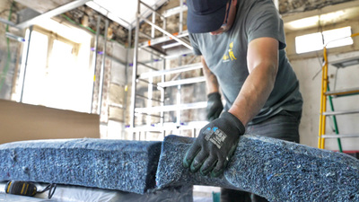Isolation textile Biosourcé COTONWOOL PANNEAU 1200x600