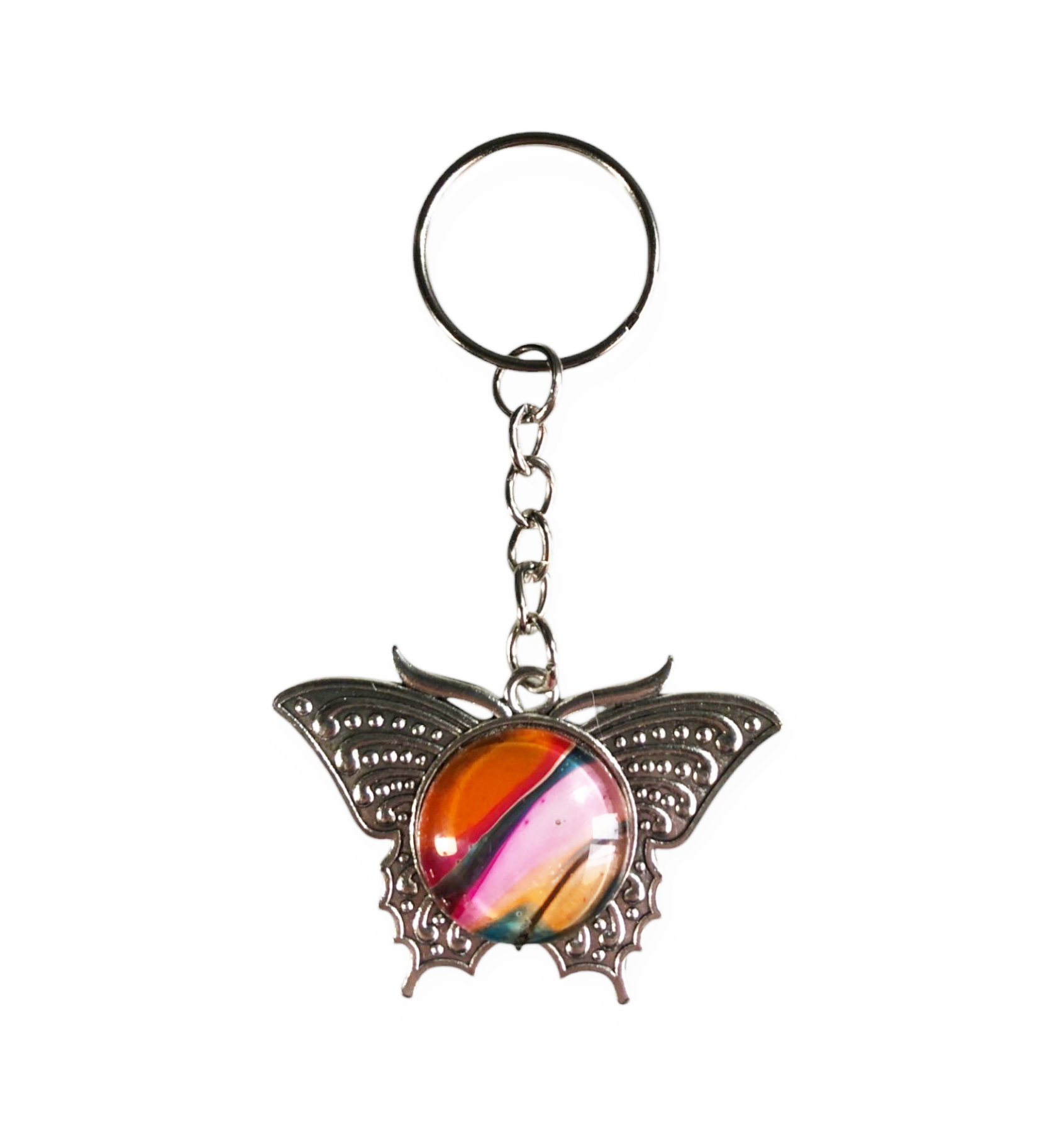 Glass Moth Keyring – Folly