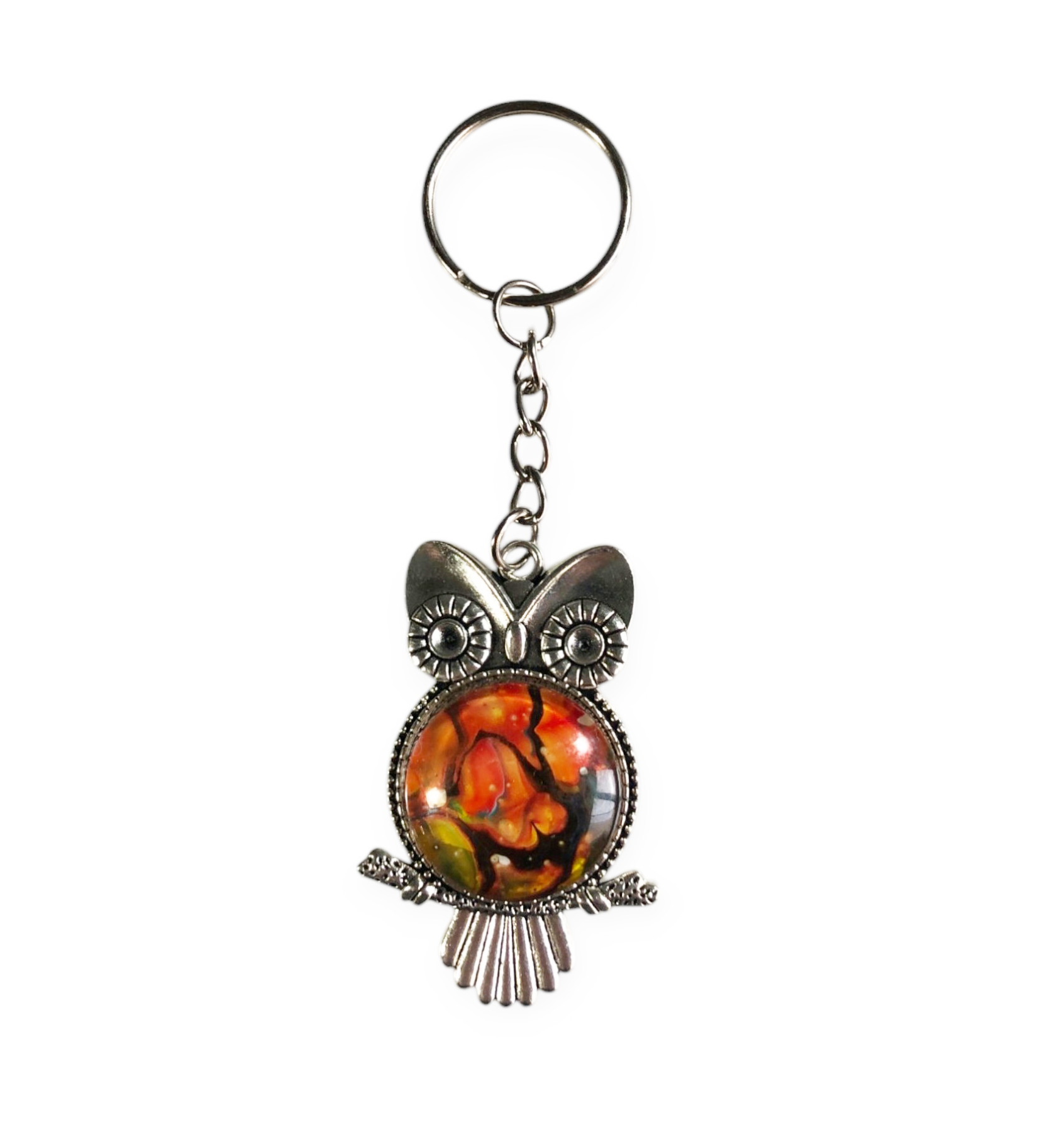 Glass Owl Keyring – Seville