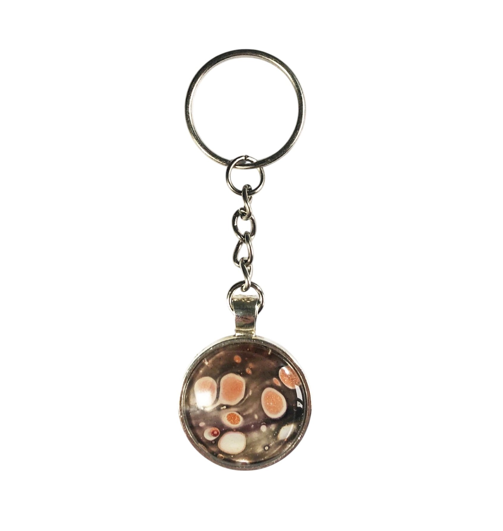 Glass Keyring – Candied Orange