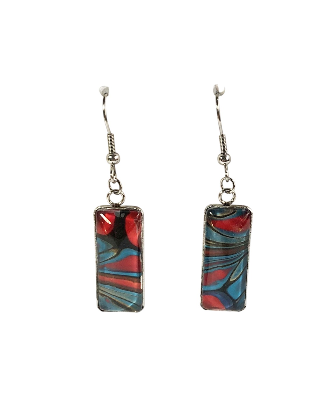 Glass Drop Earrings – Costa Rica