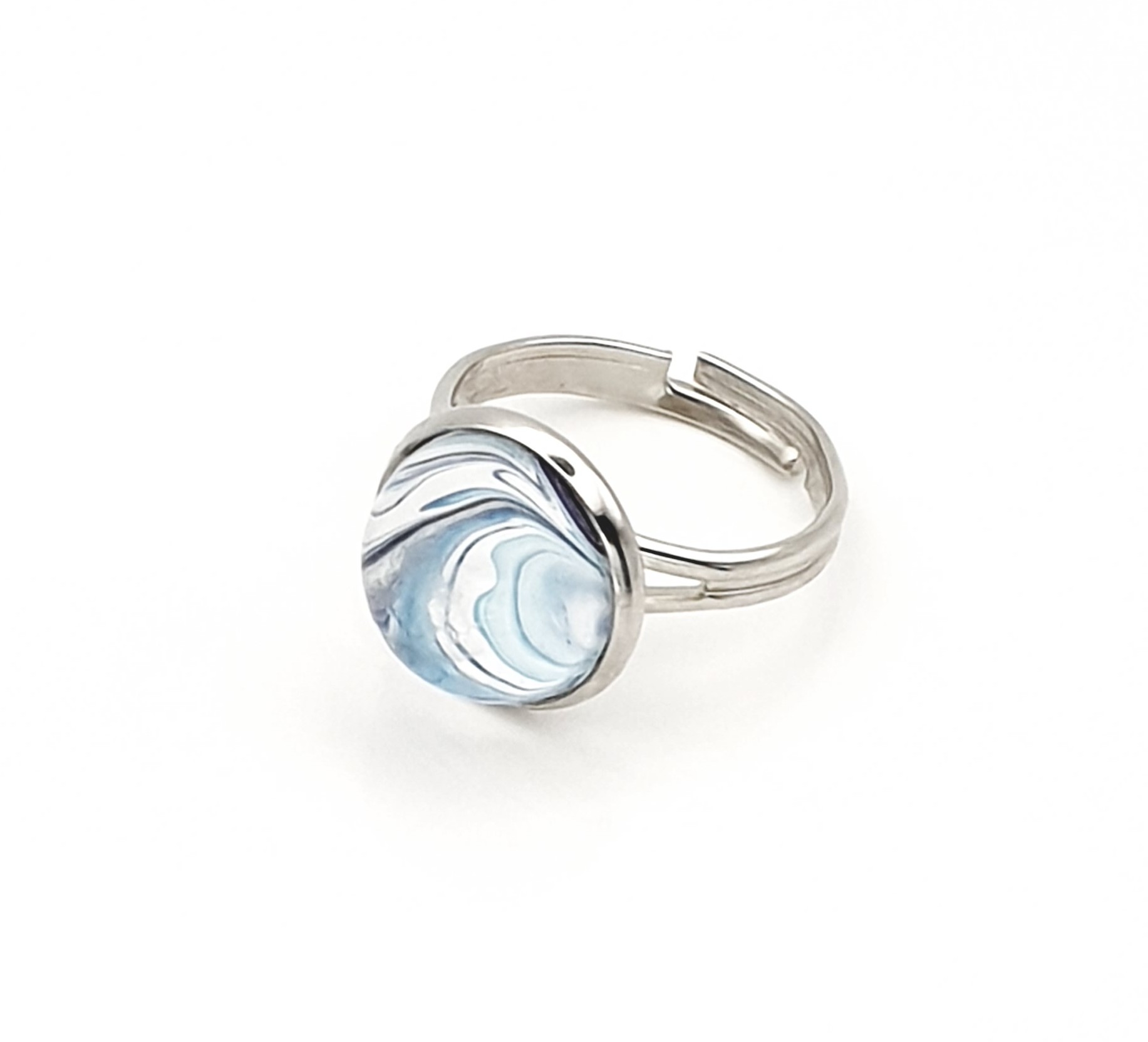 Glass Adjustable Ring – Taste of Heaven 