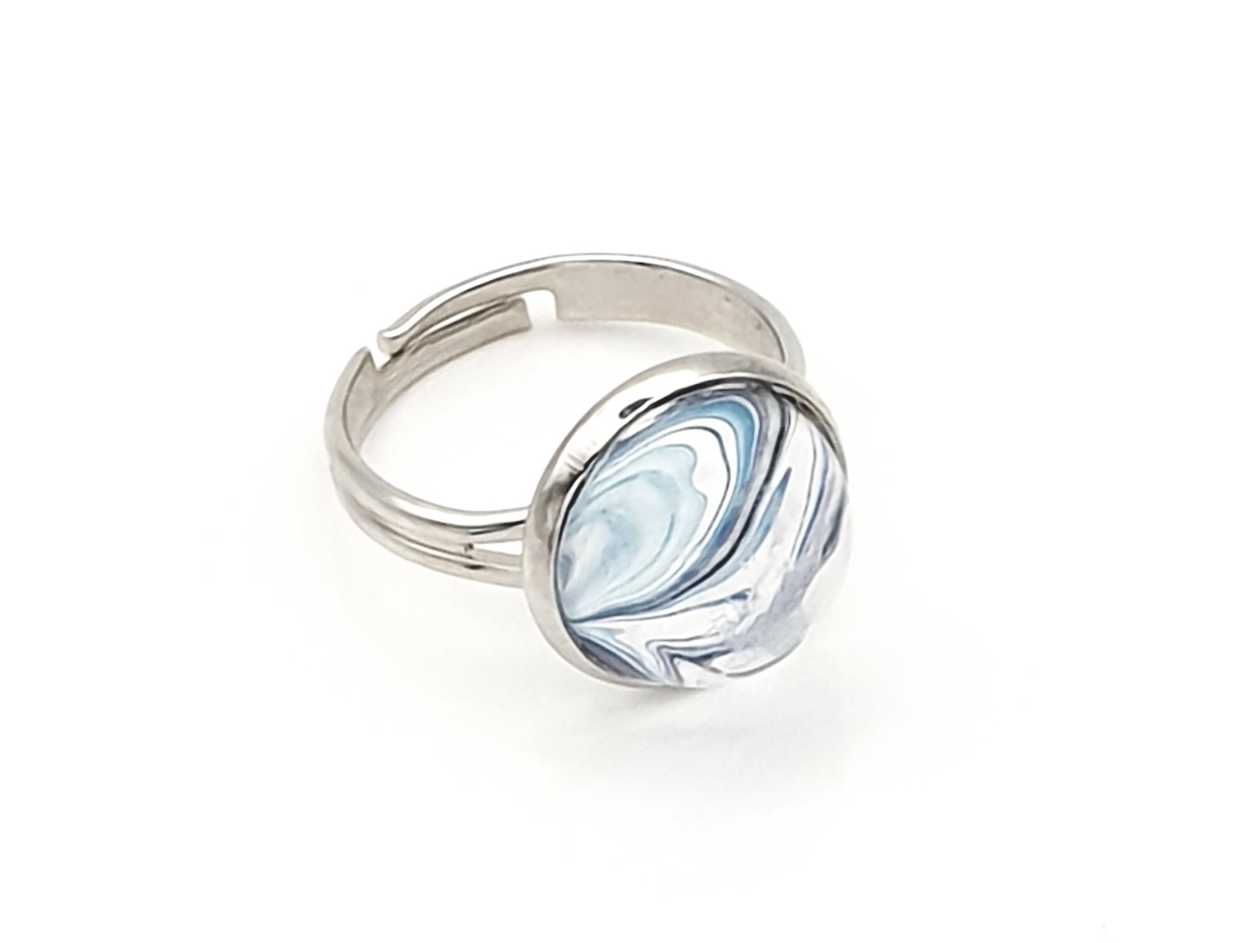 Glass Adjustable Ring – Taste of Heaven 