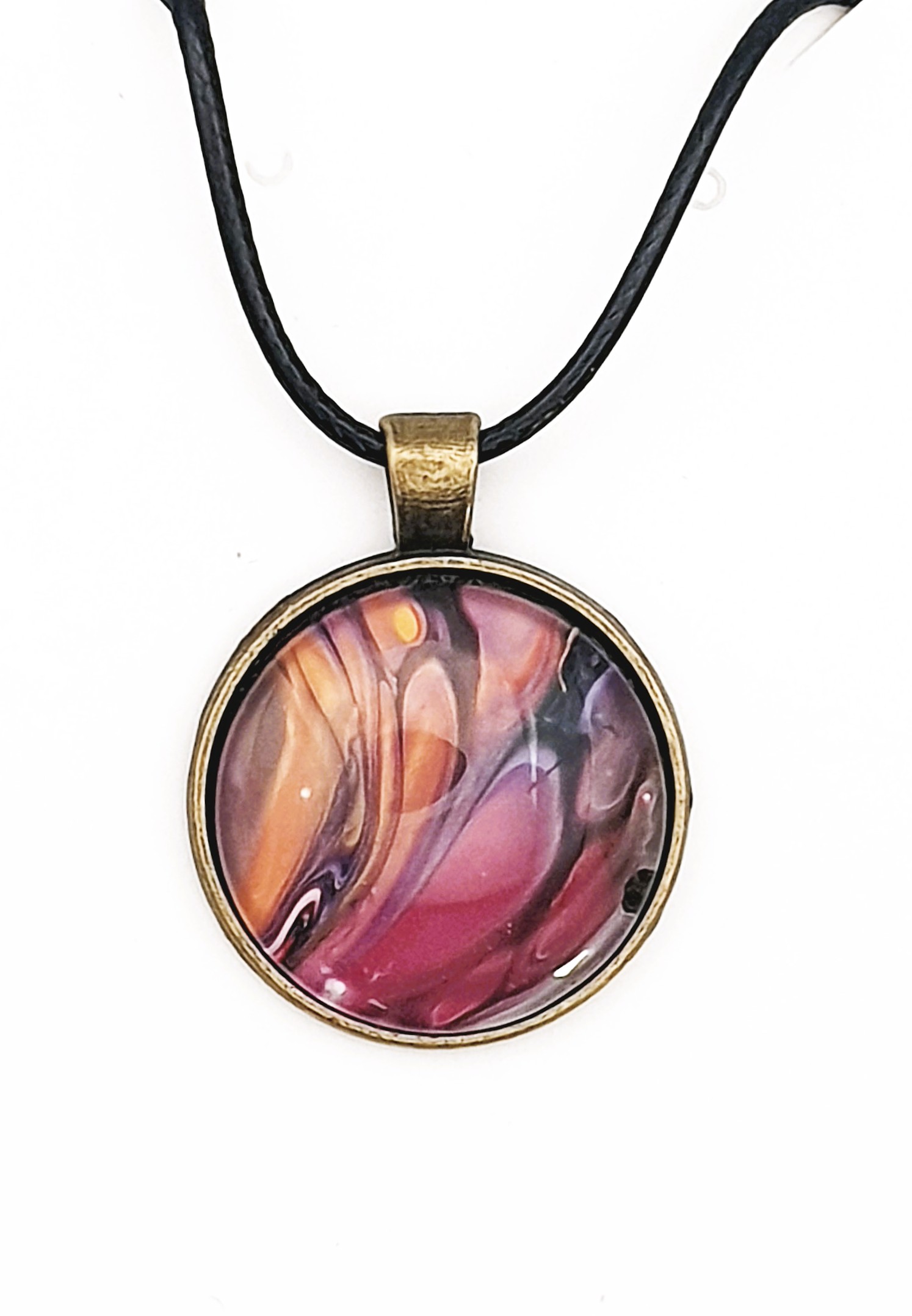 Glass Pendant – Crocosmia