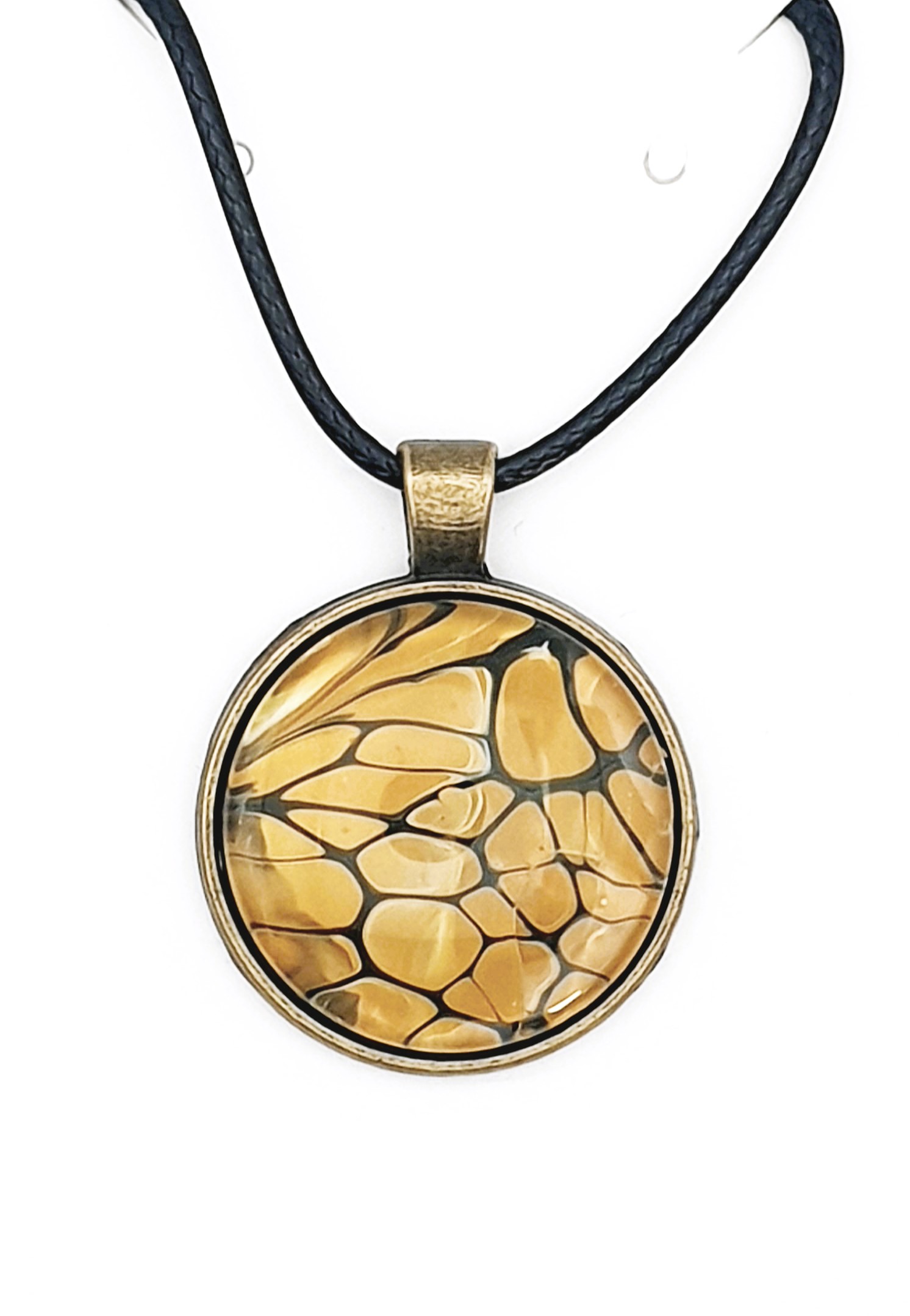 Glass Pendant – Honeycomb
