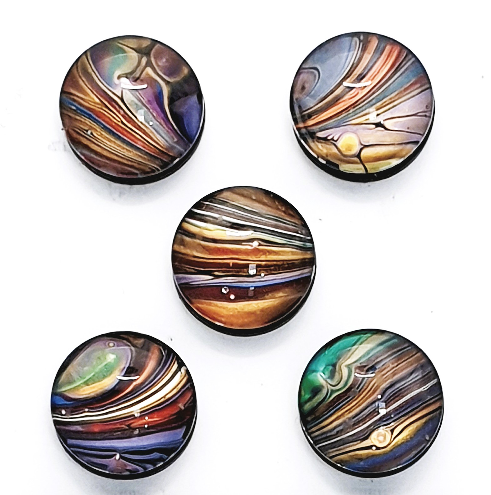 Glass Magnet 2cm Set - The Core
