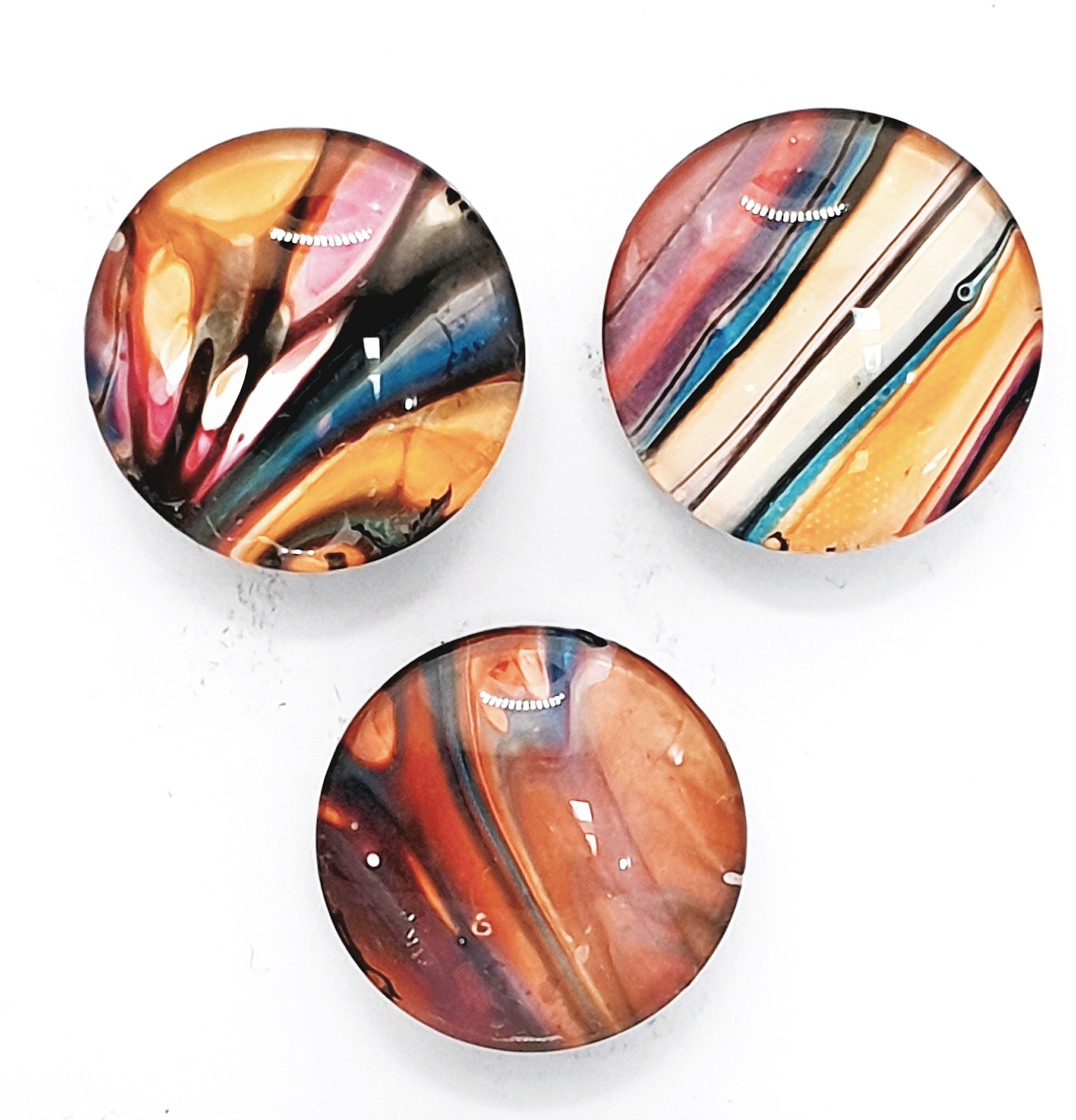 Glass Magnet 2.5cm Set - Hazy Days