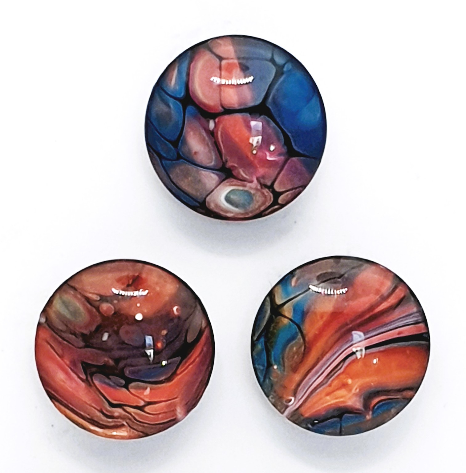 Glass Magnet 2.5cm Set - Rome