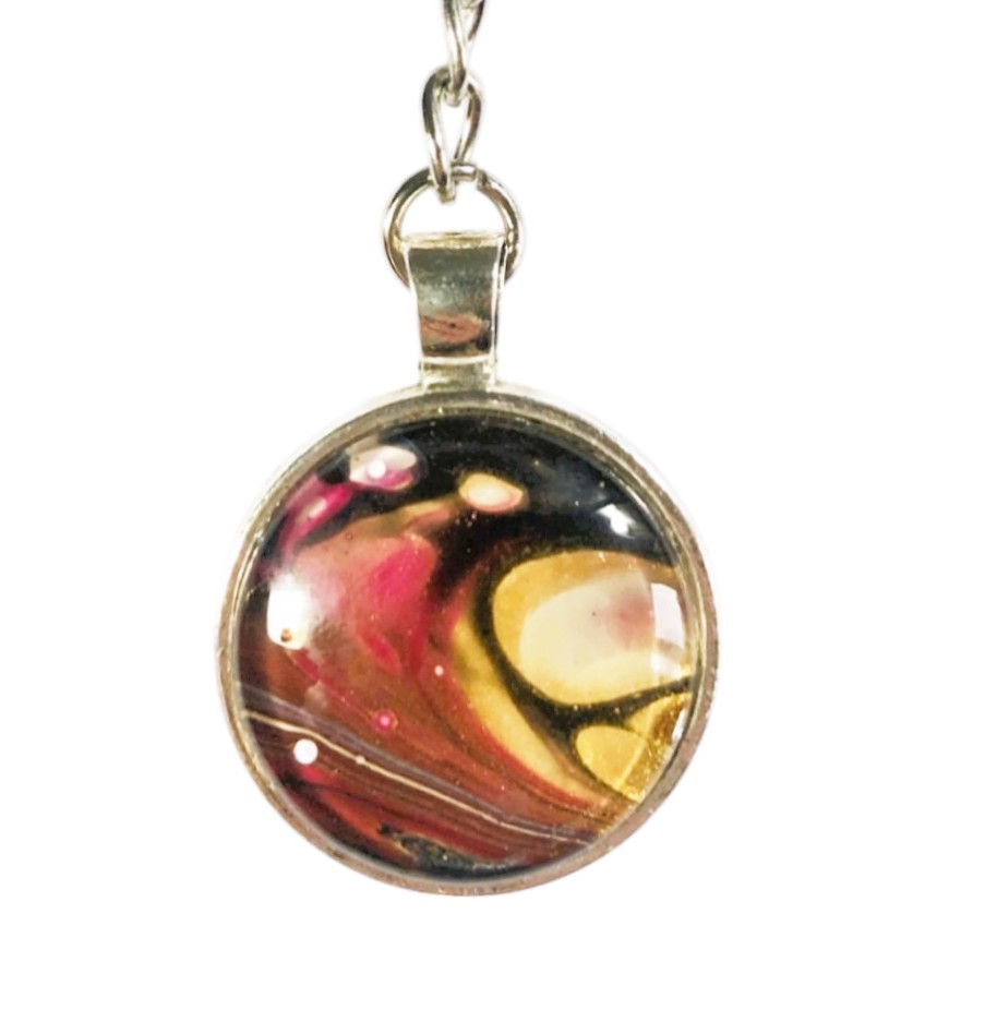 Glass Keyring – Goji Berries
