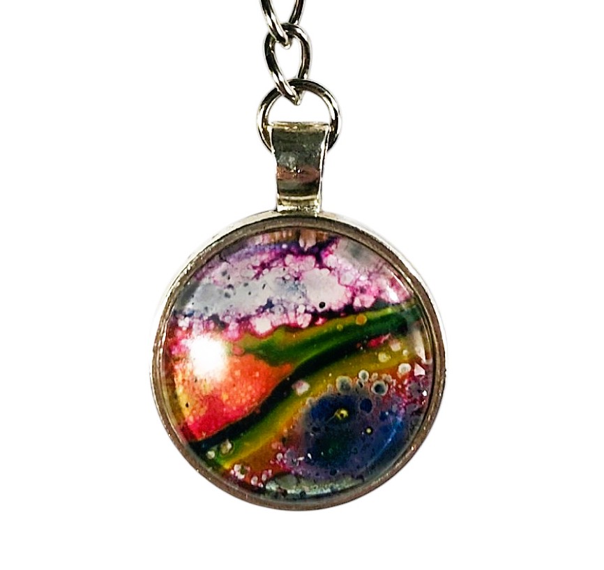 Glass Keyring – Nymphaea