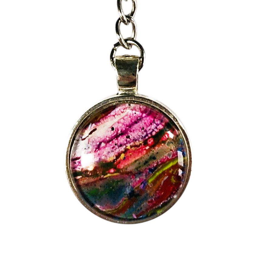 Glass Keyring – Aurora