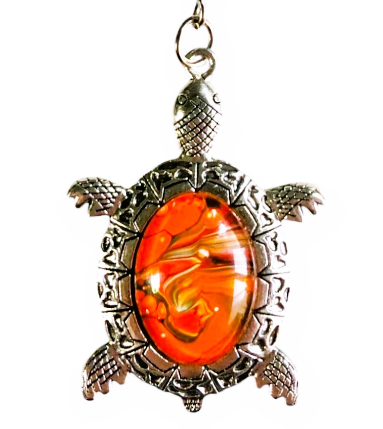Glass Turtle Keyring – Seville