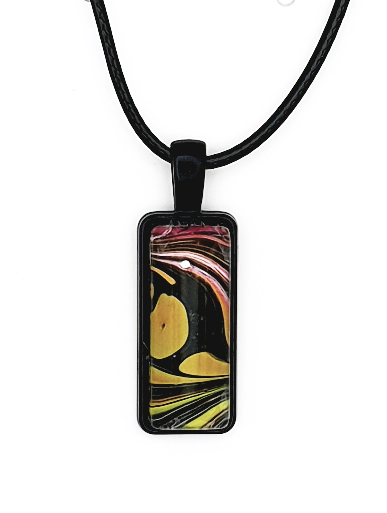 Glass Pendant - Lava Love
