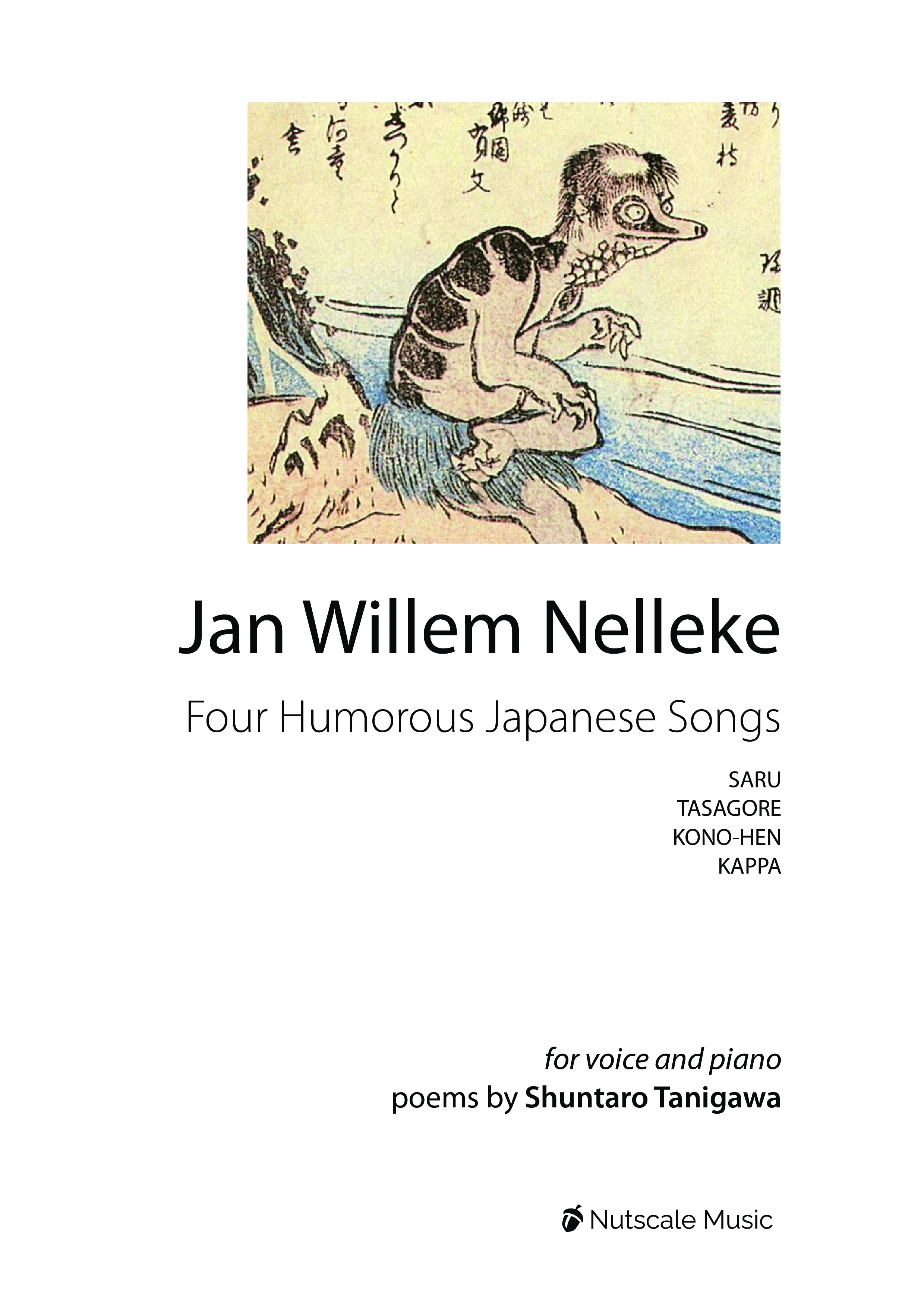 4 Humorous Japanese Songs - J.W. Nelleke (voice, piano)