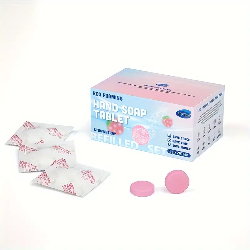 Pastillas Espumantes de Jabón de Manos APPTRIN – 20 Tabs